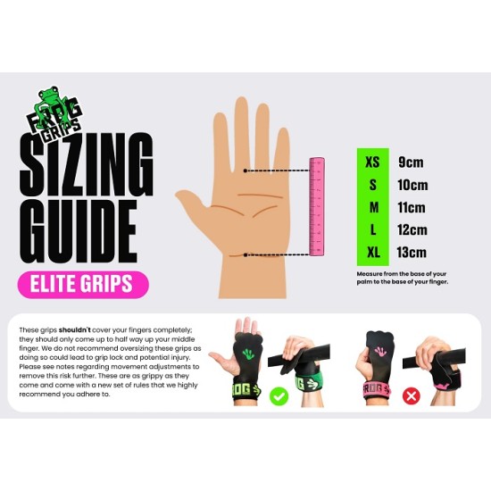 Base Grips 2.0 | HD Fingerless Pink-FROG